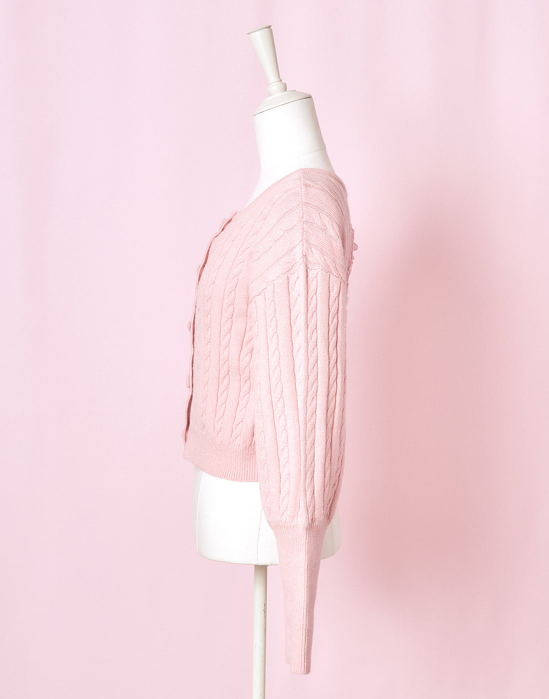 <Deliver In November> Lolime Heart Hole Knit Cardigan