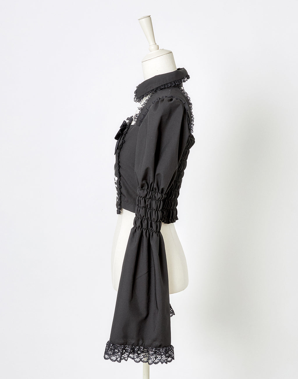 (Deliver In Late October) AVENCHUMU Flare sleeve coffin print blouse