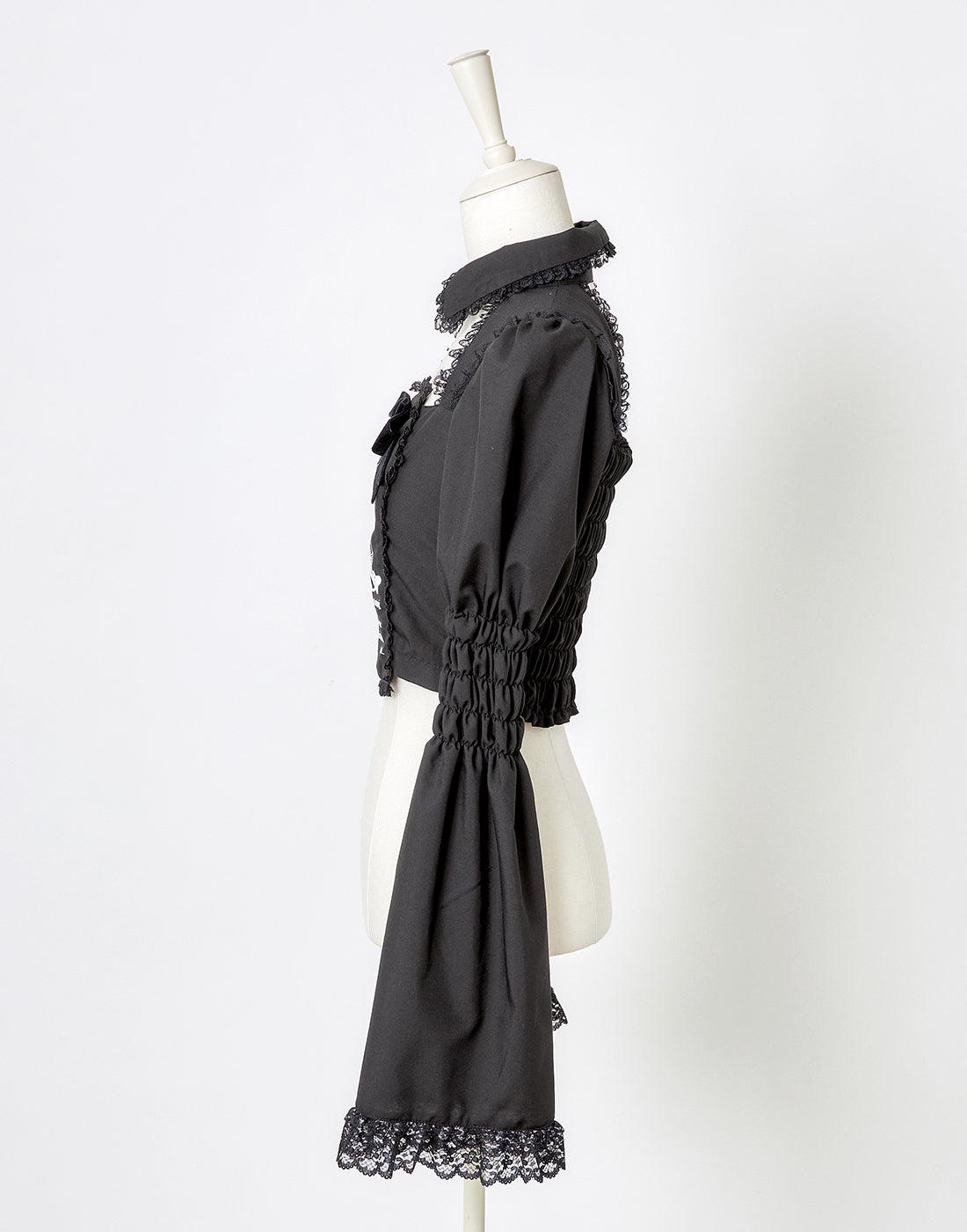 (Deliver In Late October) AVENCHUMU Flare sleeve coffin print blouse