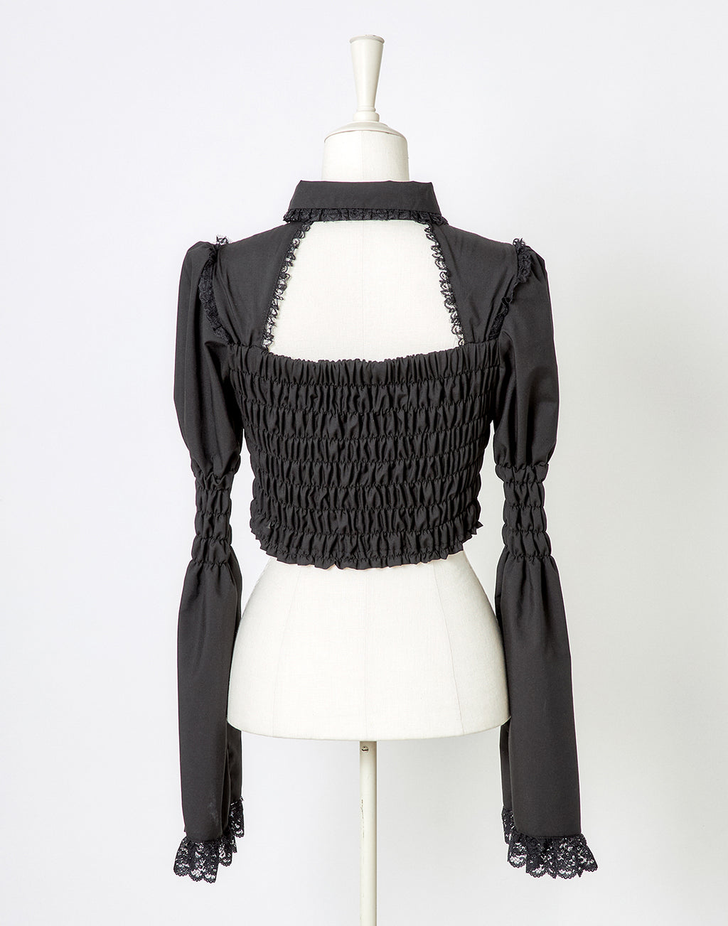 (Deliver In Late October) AVENCHUMU Flare sleeve coffin print blouse