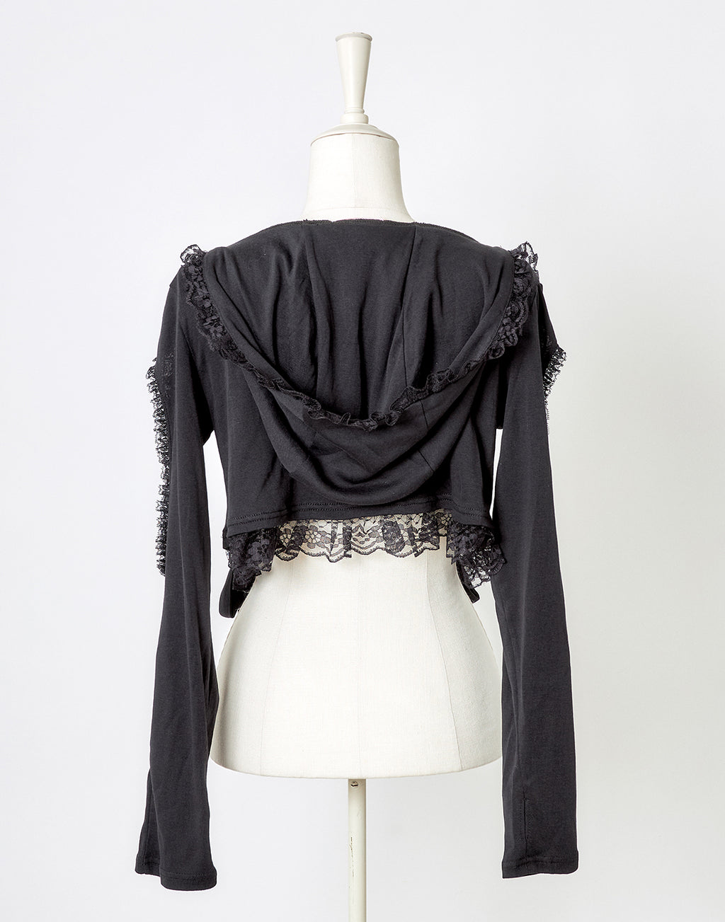 (Deliver In Late October) AVENCHUMU Open shoulder printed ribbon hood tops