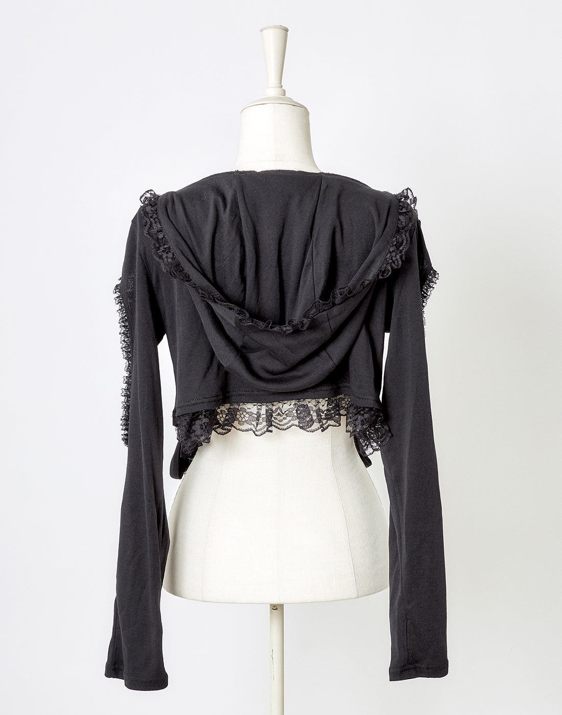 (Deliver In Late October) AVENCHUMU Open shoulder printed ribbon hood tops