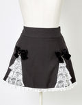 (Deliver In Late October) AVENCHUMU Body piercing ribbon lace tiered skirt
