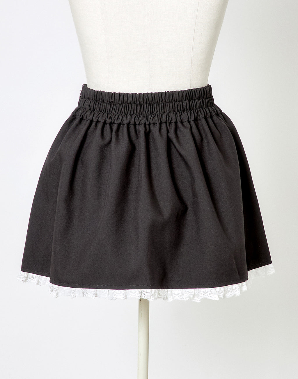 (Deliver In Late October) AVENCHUMU Body piercing ribbon lace tiered skirt
