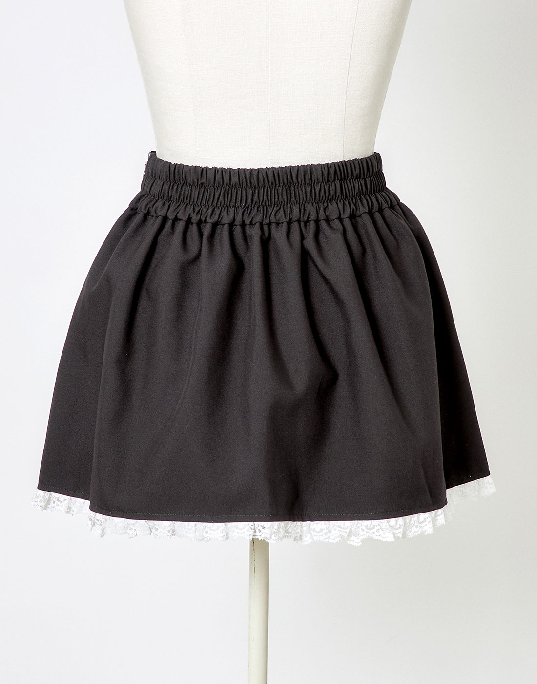 (Deliver In Late October) AVENCHUMU Body piercing ribbon lace tiered skirt