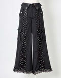 (Deliver In Late October) AVENCHUMU Heart studs pocket lace up pants