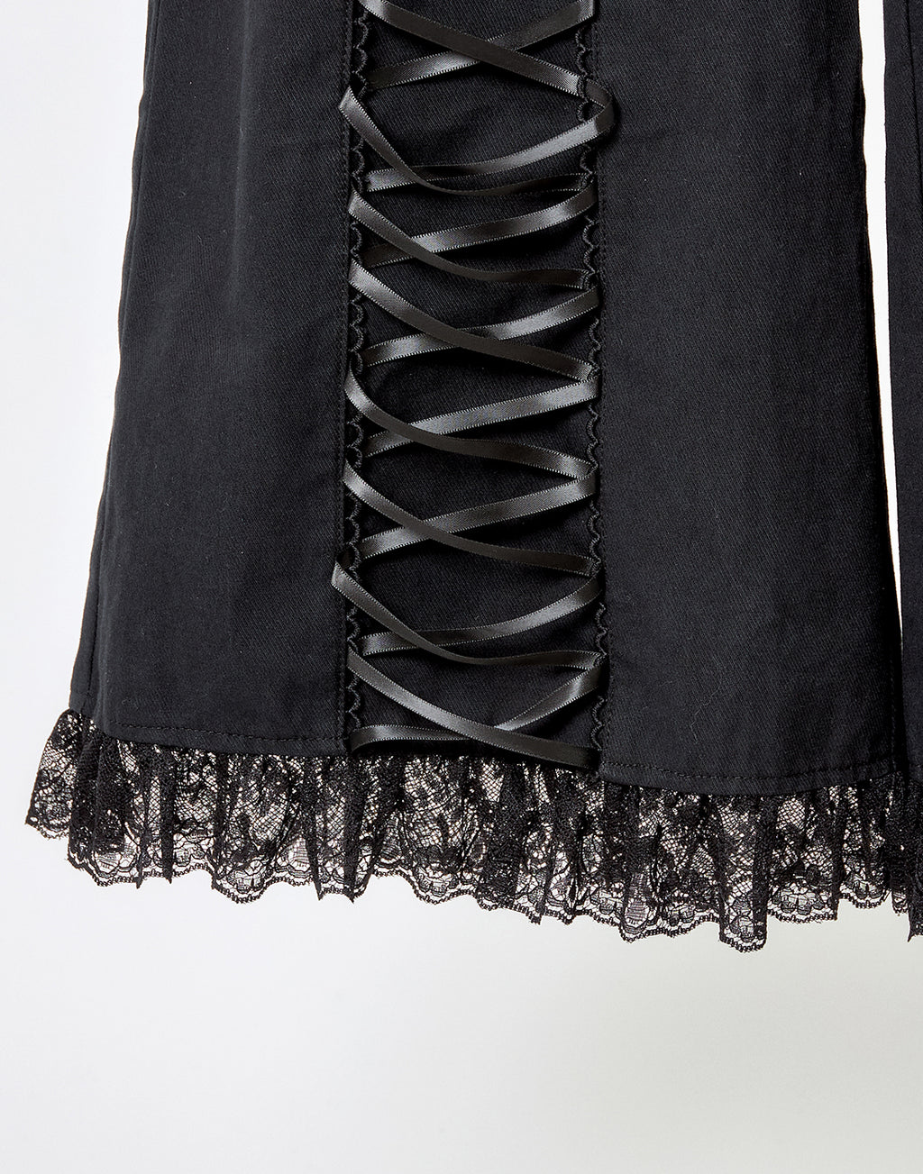 (Deliver In Late October) AVENCHUMU Heart studs pocket lace up pants