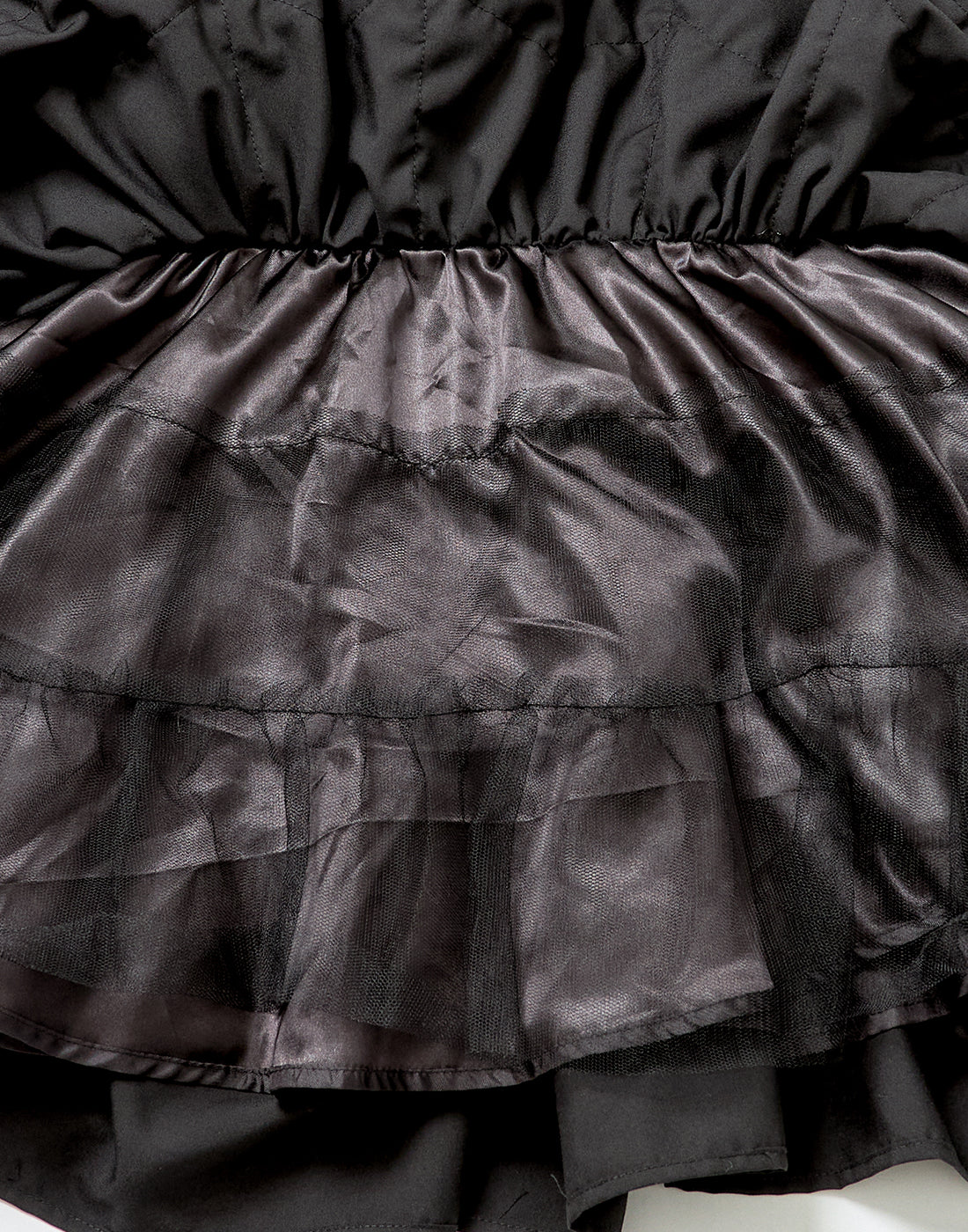 (Deliver In Late October) AVENCHUMU Lace spider frill & ribbon skirt