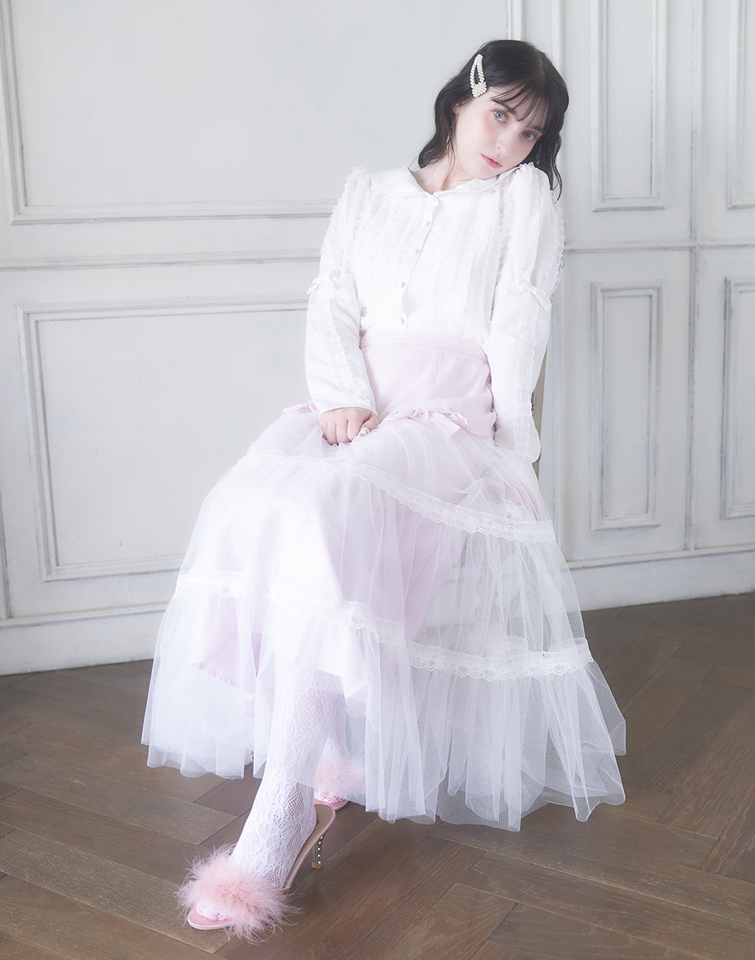 <Deliver In November> Lolime virgin tulle Skirt