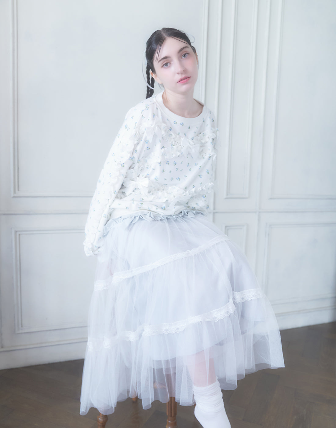 <Deliver In November> Lolime virgin tulle Skirt