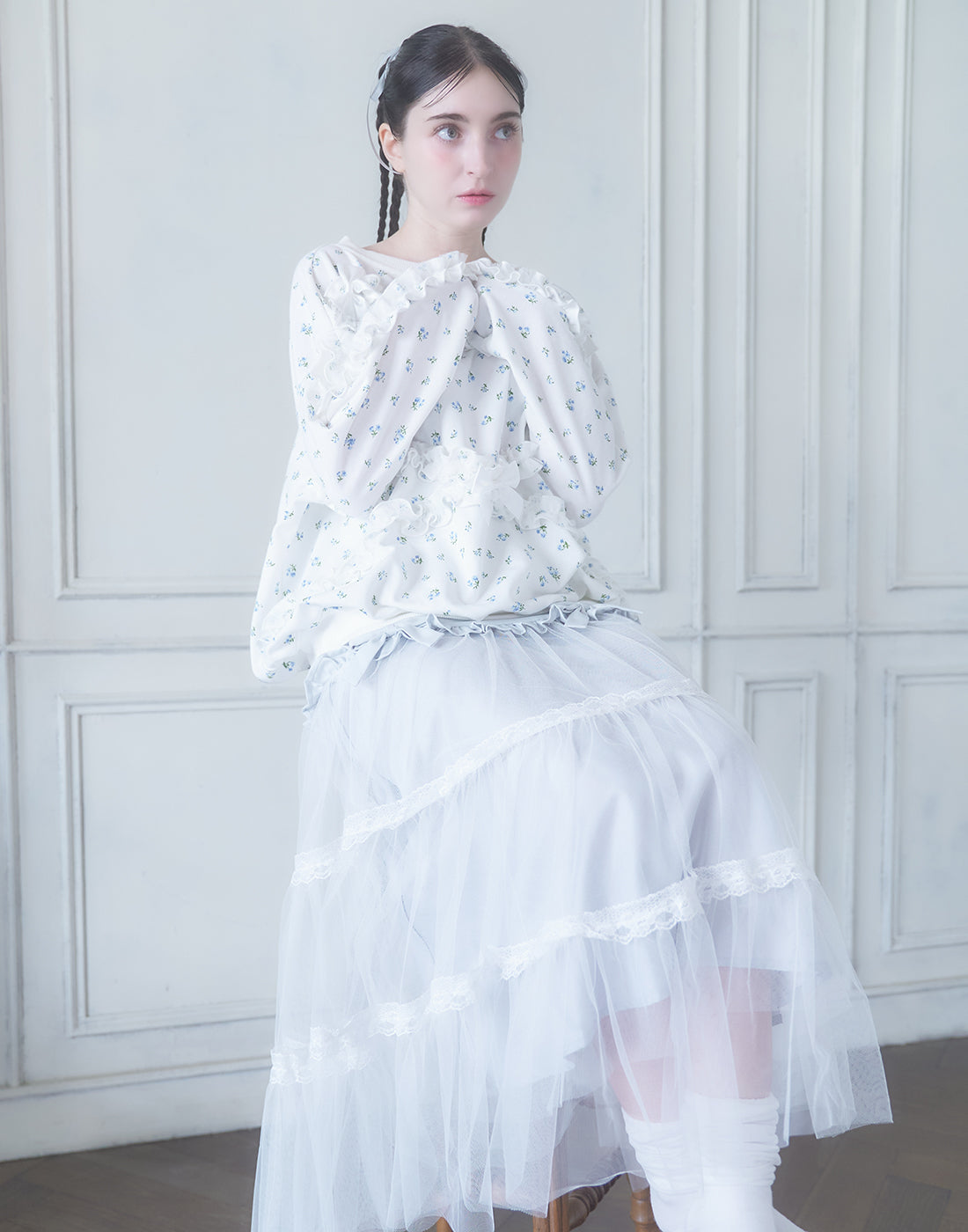 <Deliver In November> Lolime virgin tulle Skirt