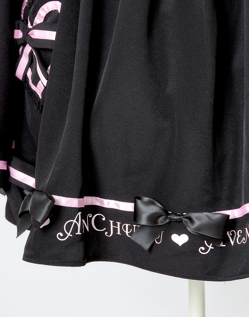 AVENCHUMU Melty bicolor ribbon flare sleeve one piece