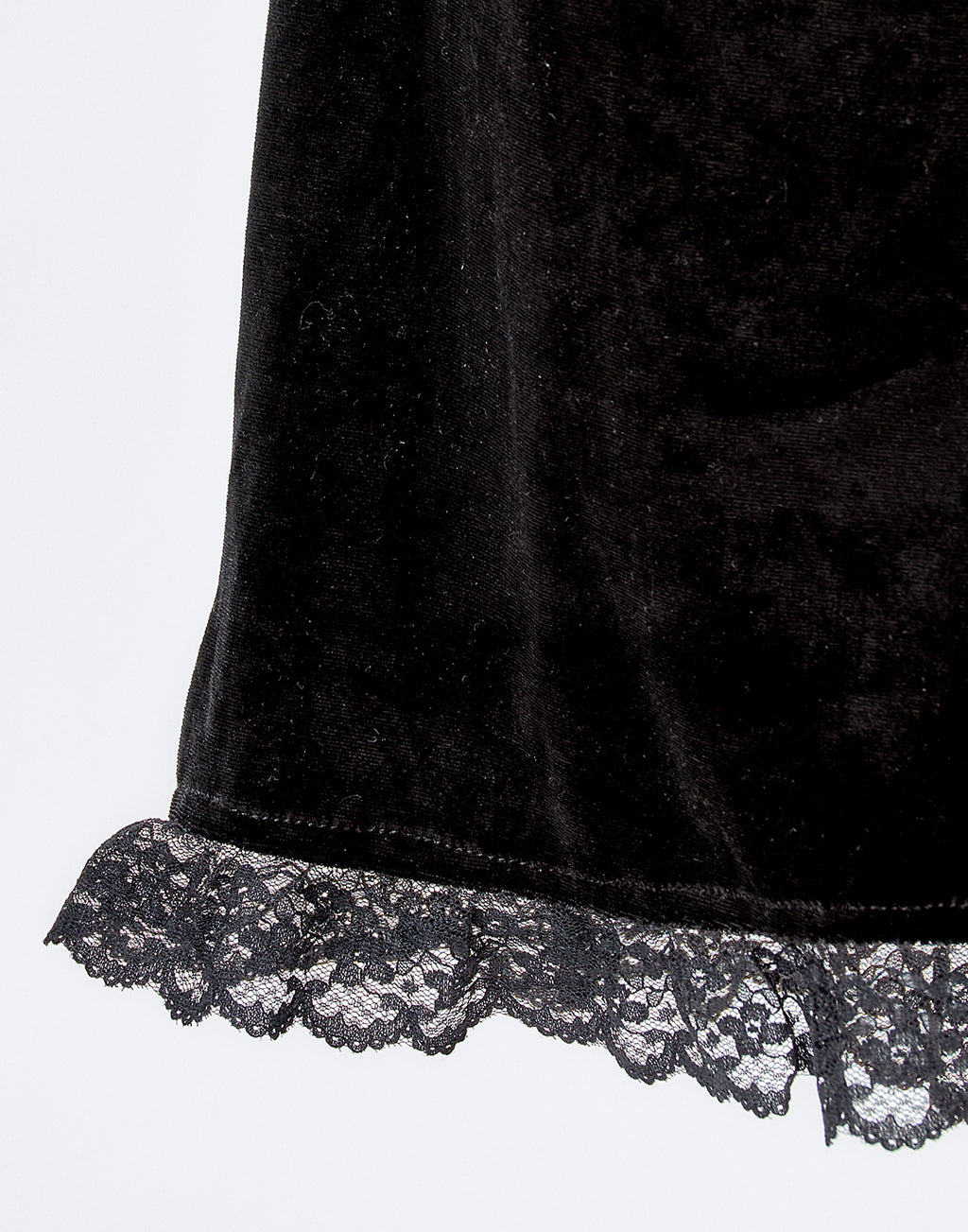 AVENCHUMU Rhinestone logo garter velor flare pants