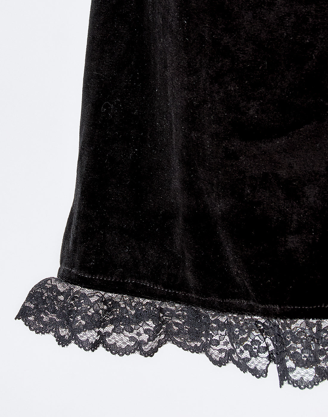 AVENCHUMU Rhinestone logo garter velor flare pants