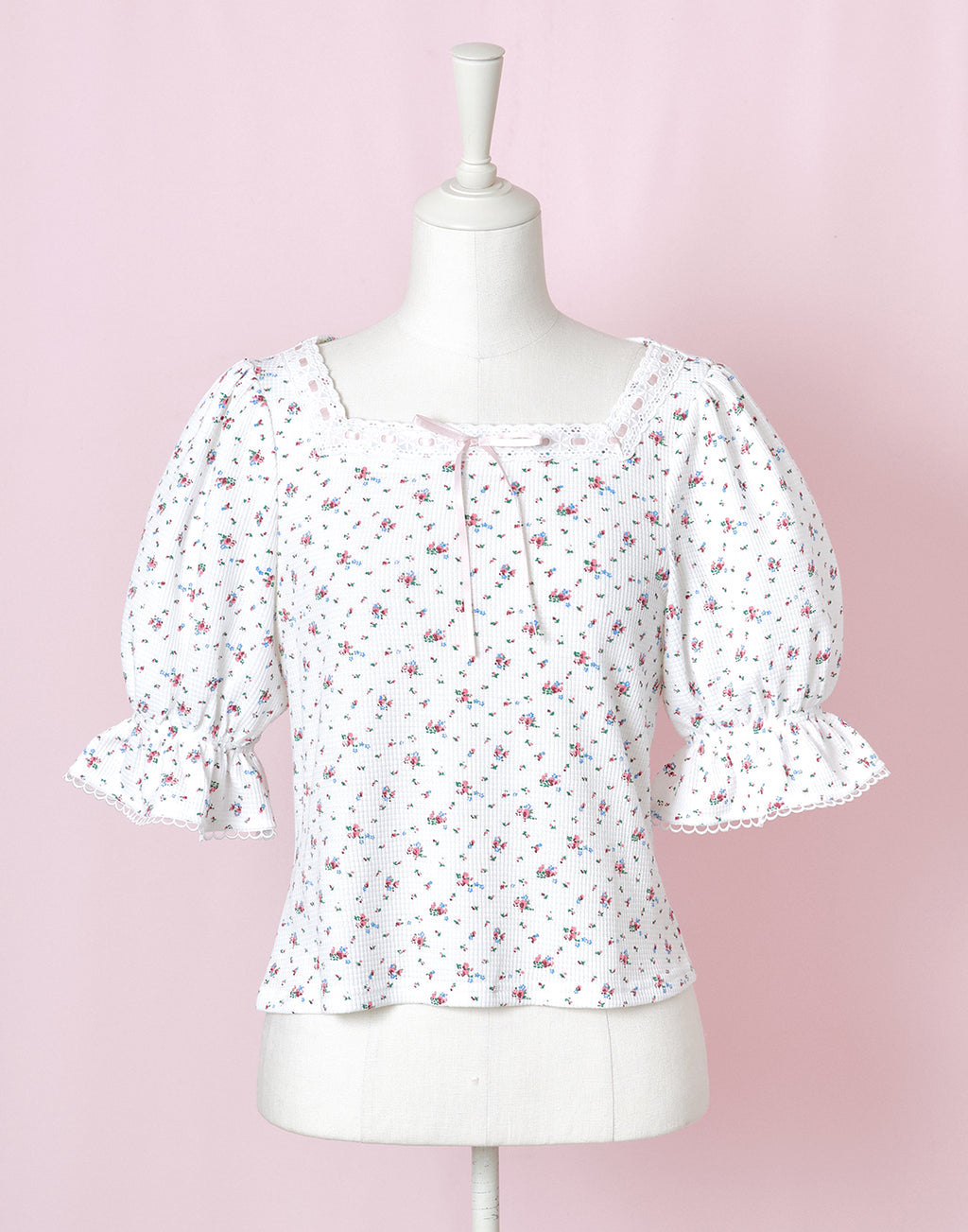 Lolime Baby flowers Puff Sleeved T-Shirt