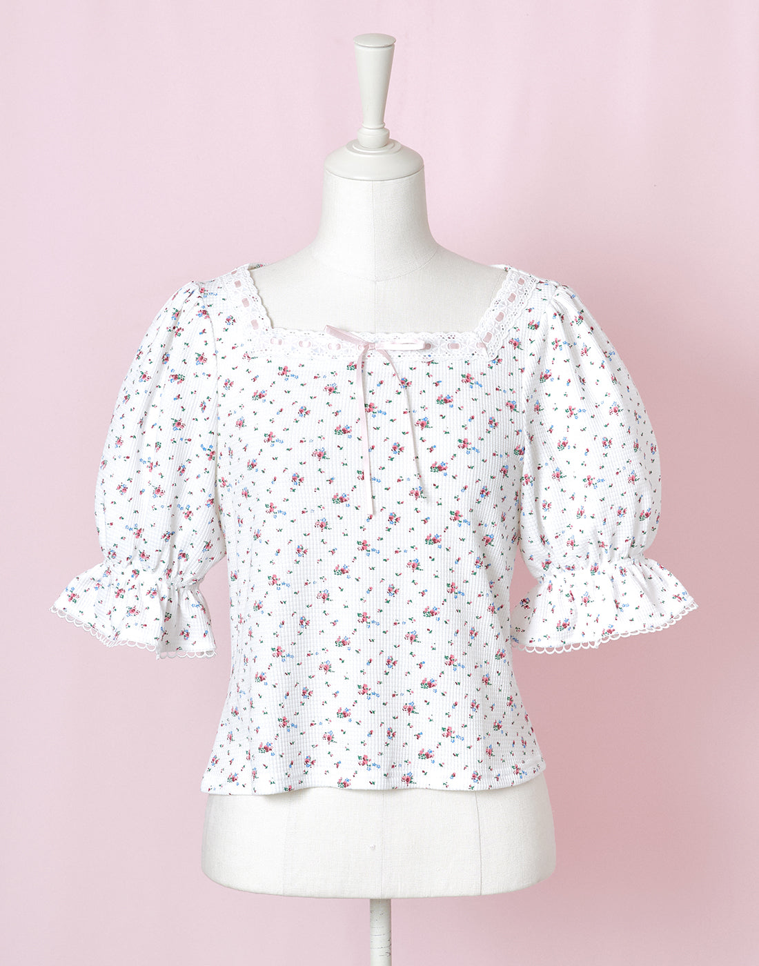 Lolime Baby flowers Puff Sleeved T-Shirt