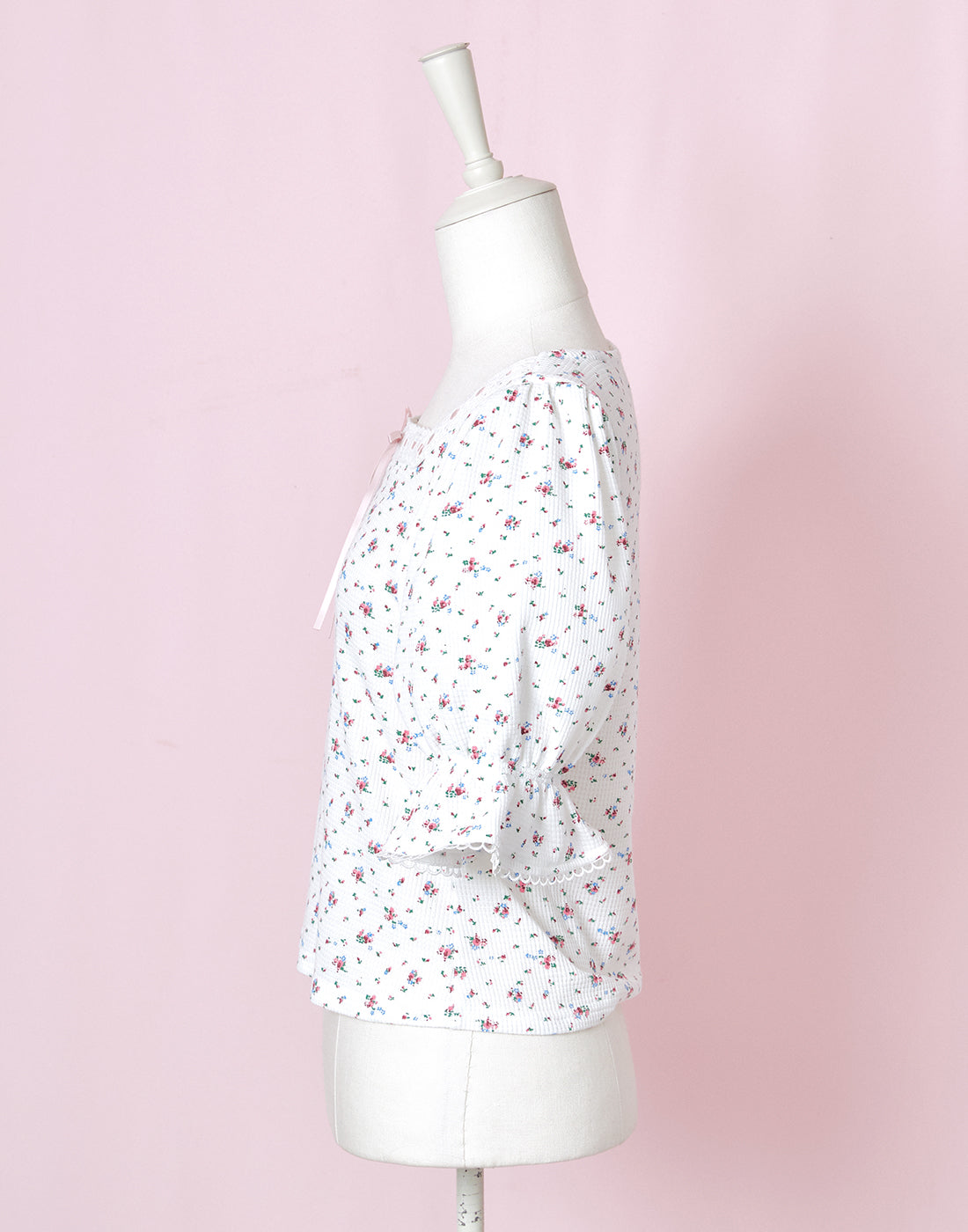 Lolime Baby flowers Puff Sleeved T-Shirt