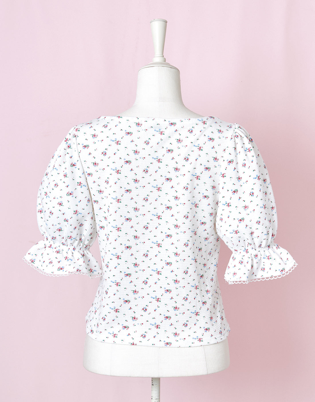 Lolime Baby flowers Puff Sleeved T-Shirt