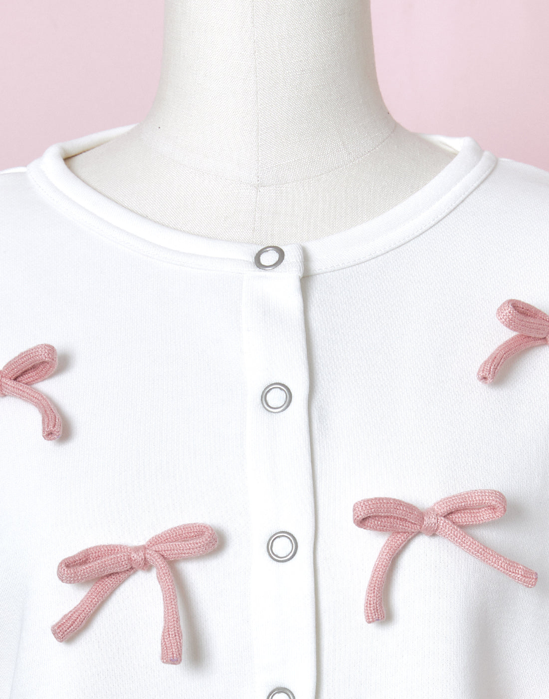 Lolime Ribbon Ribbon-deco Cardigan