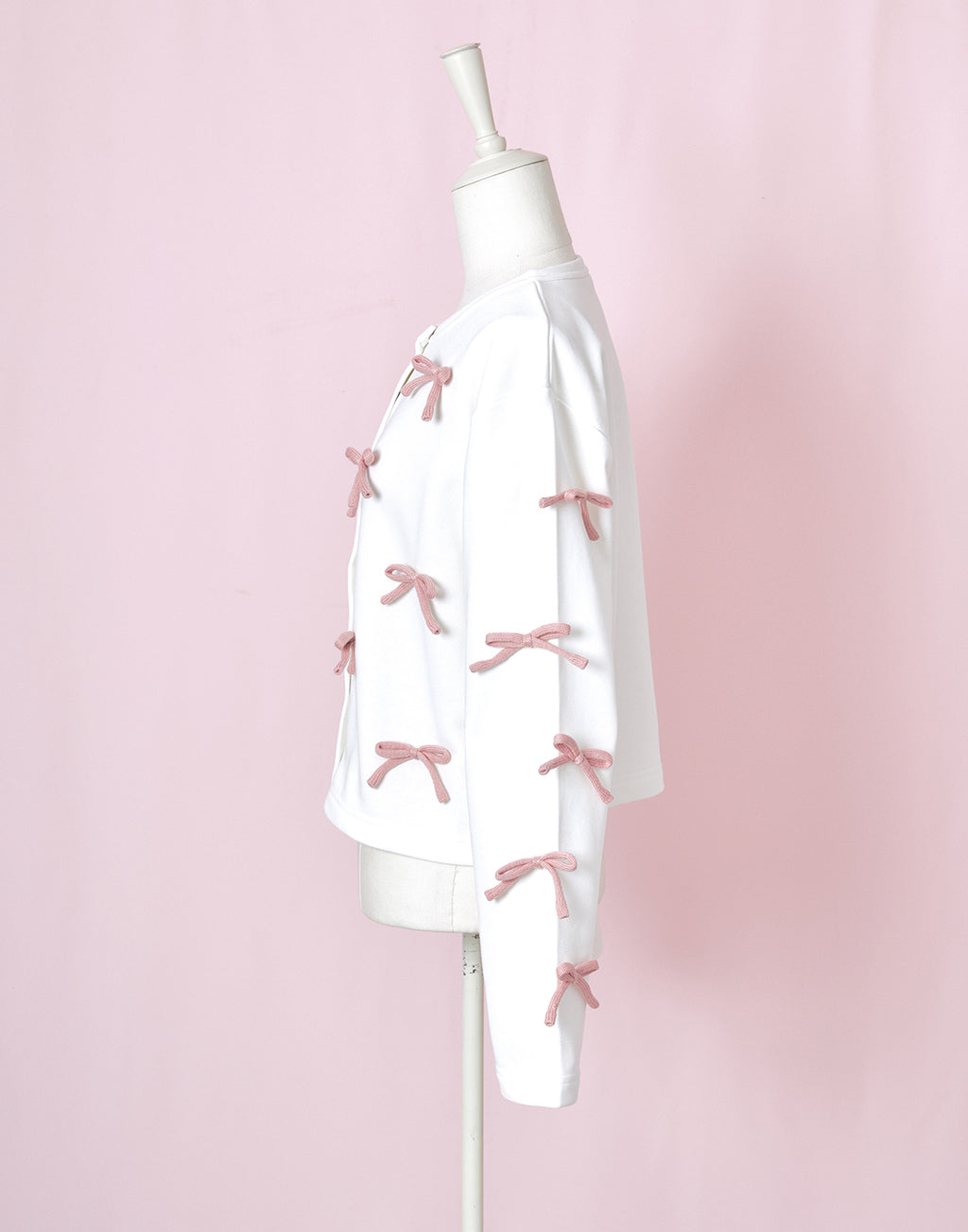 Lolime Ribbon Ribbon-deco Cardigan