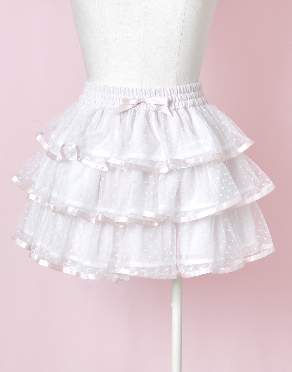 Lolime Syrup Frill Mini Skirt