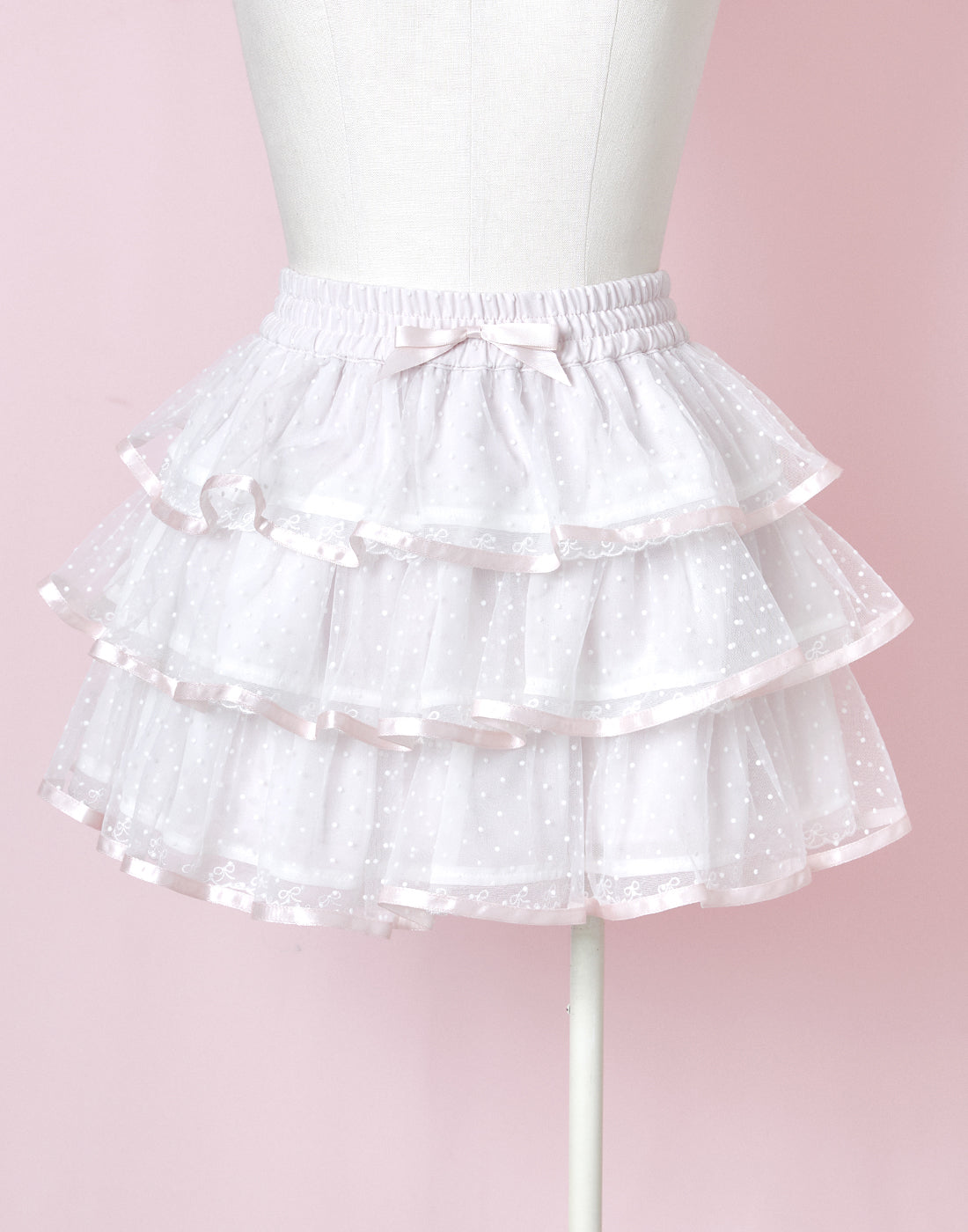 Lolime Syrup Frill Mini Skirt