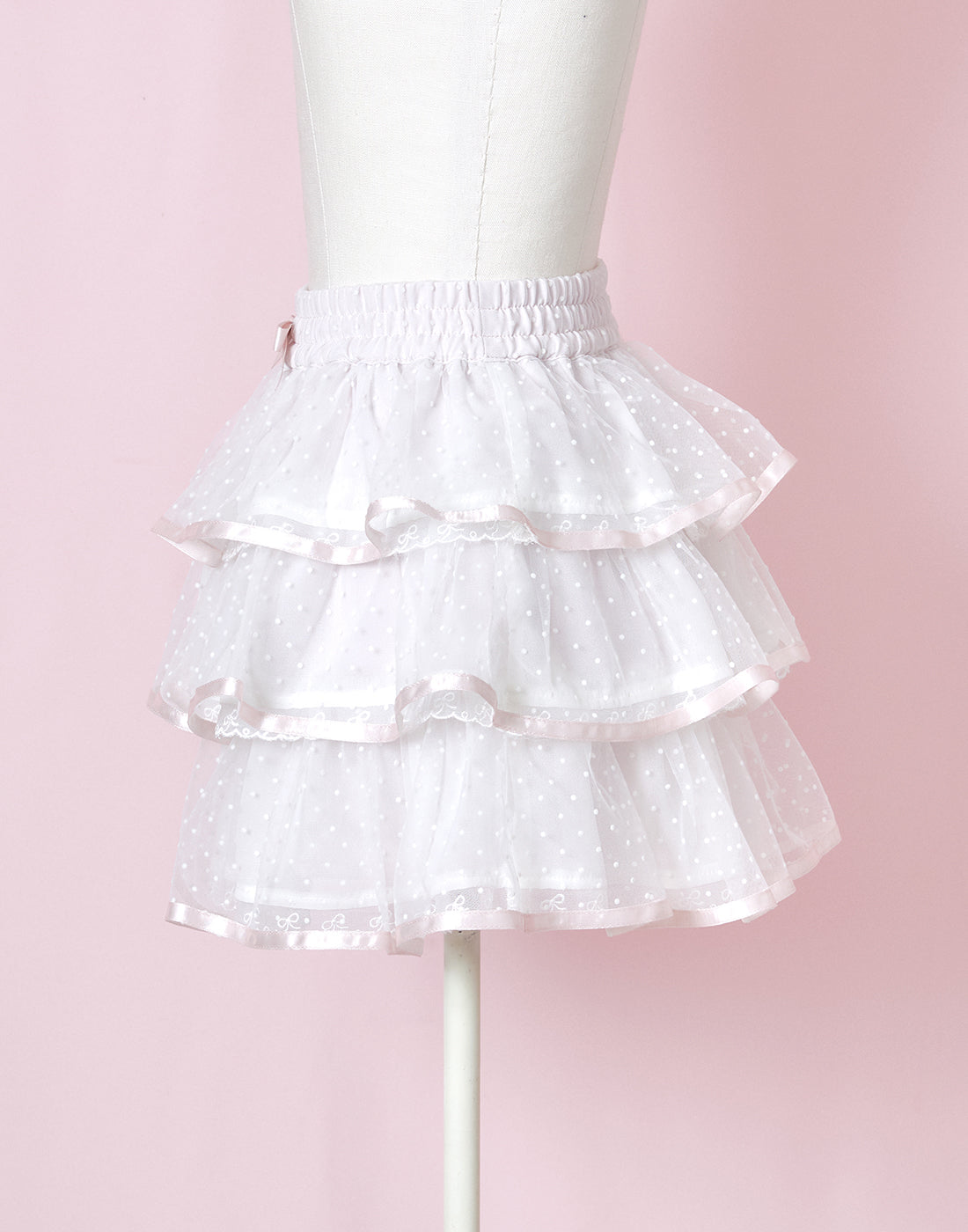 Lolime Syrup Frill Mini Skirt