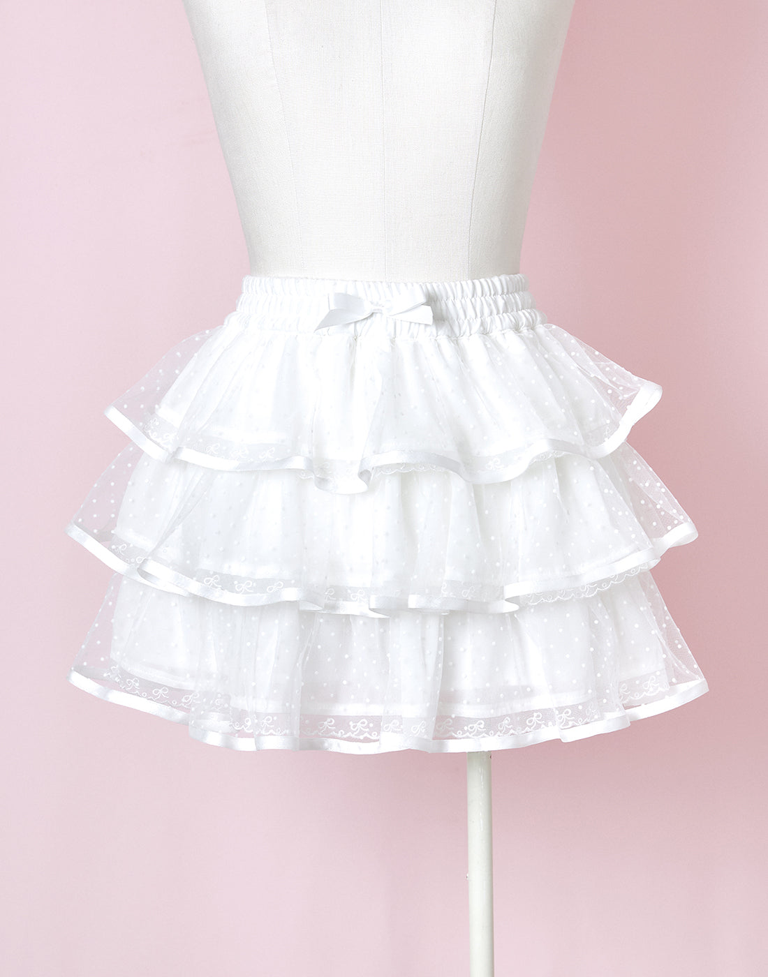 Lolime Syrup Frill Mini Skirt