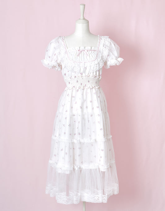 <March Delivery> mellfy memory Fairy tale rose tulle veill Dress