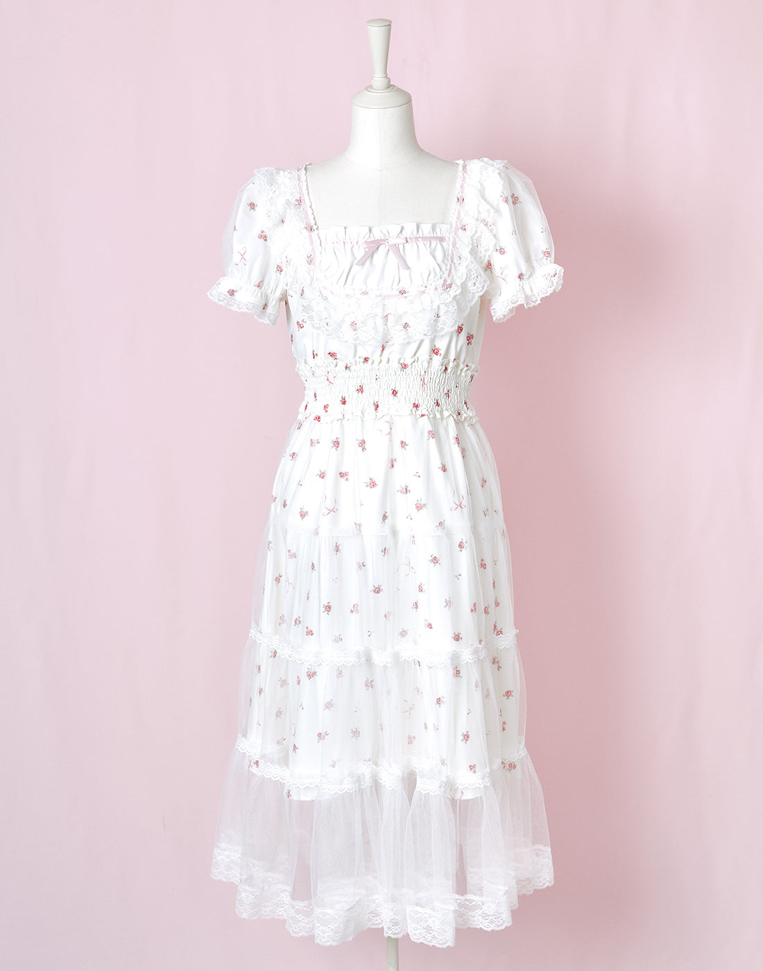 mellfy memory Fairy tale rose tulle veill Dress