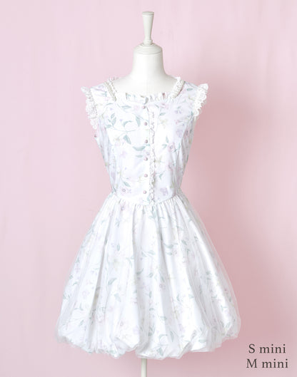 <March Delivery> mellfy memory Blooming butterfly balloon Dress