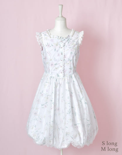 <March Delivery> mellfy memory Blooming butterfly balloon Dress