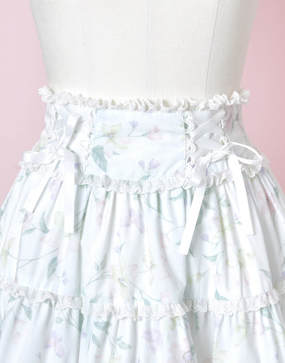 <March Delivery> mellfy memory Blooming butterfly Skirt