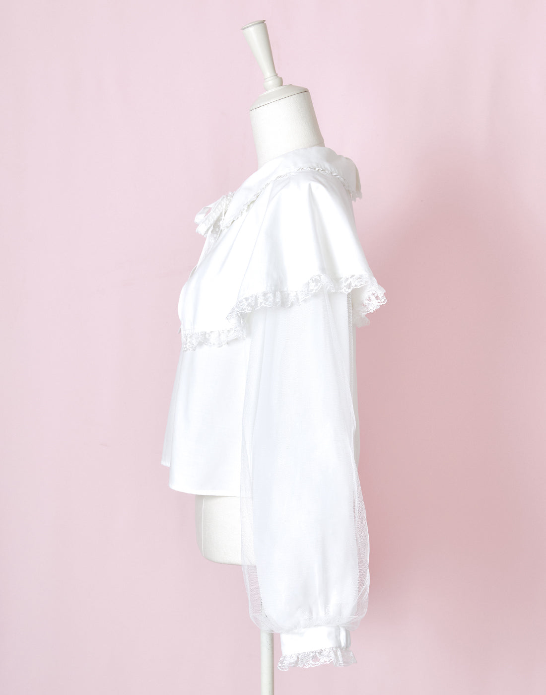 mellfy memory Dreamy mini ribbon cape Blouse