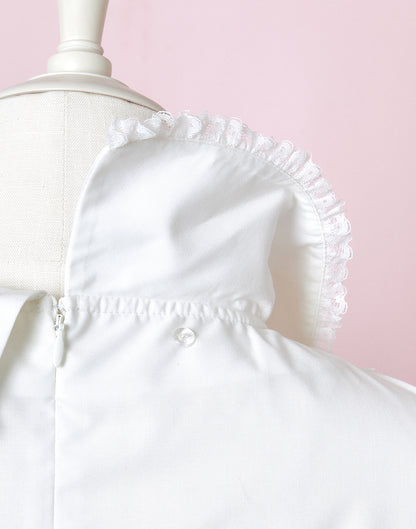 <March Delivery> mellfy memory Dreamy mini ribbon cape Blouse