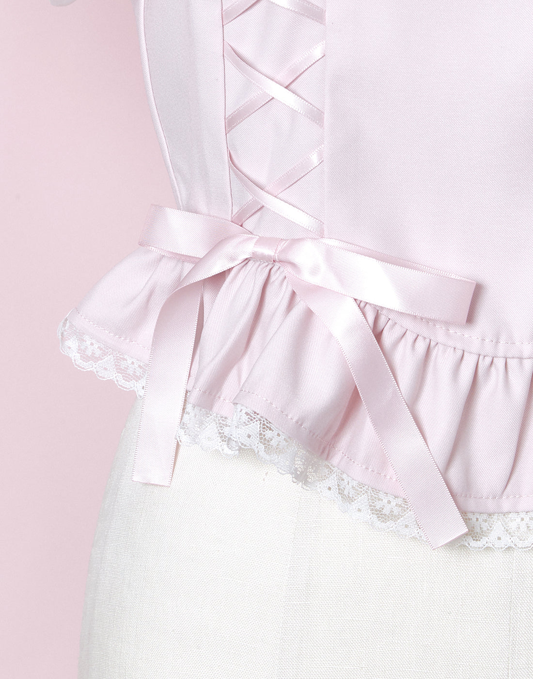 <March Delivery> mellfy memory Love to Doll lace up Blouse