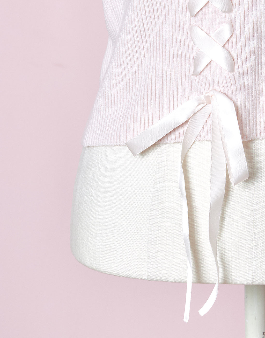 mellfy memory Melty tulle off-shoulder Top