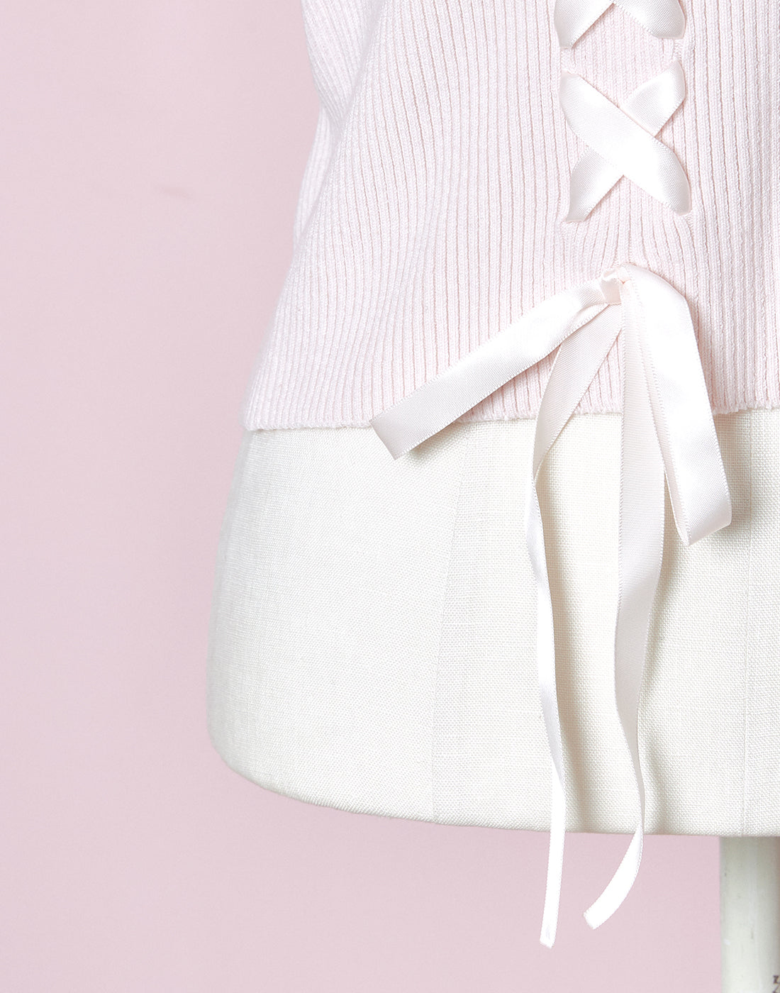 mellfy memory Melty tulle off-shoulder Top