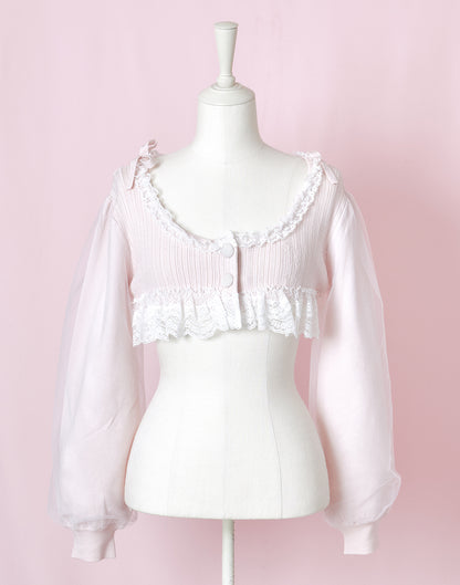 <March Delivery> mellfy memory Like sugar candy Knit Bolero