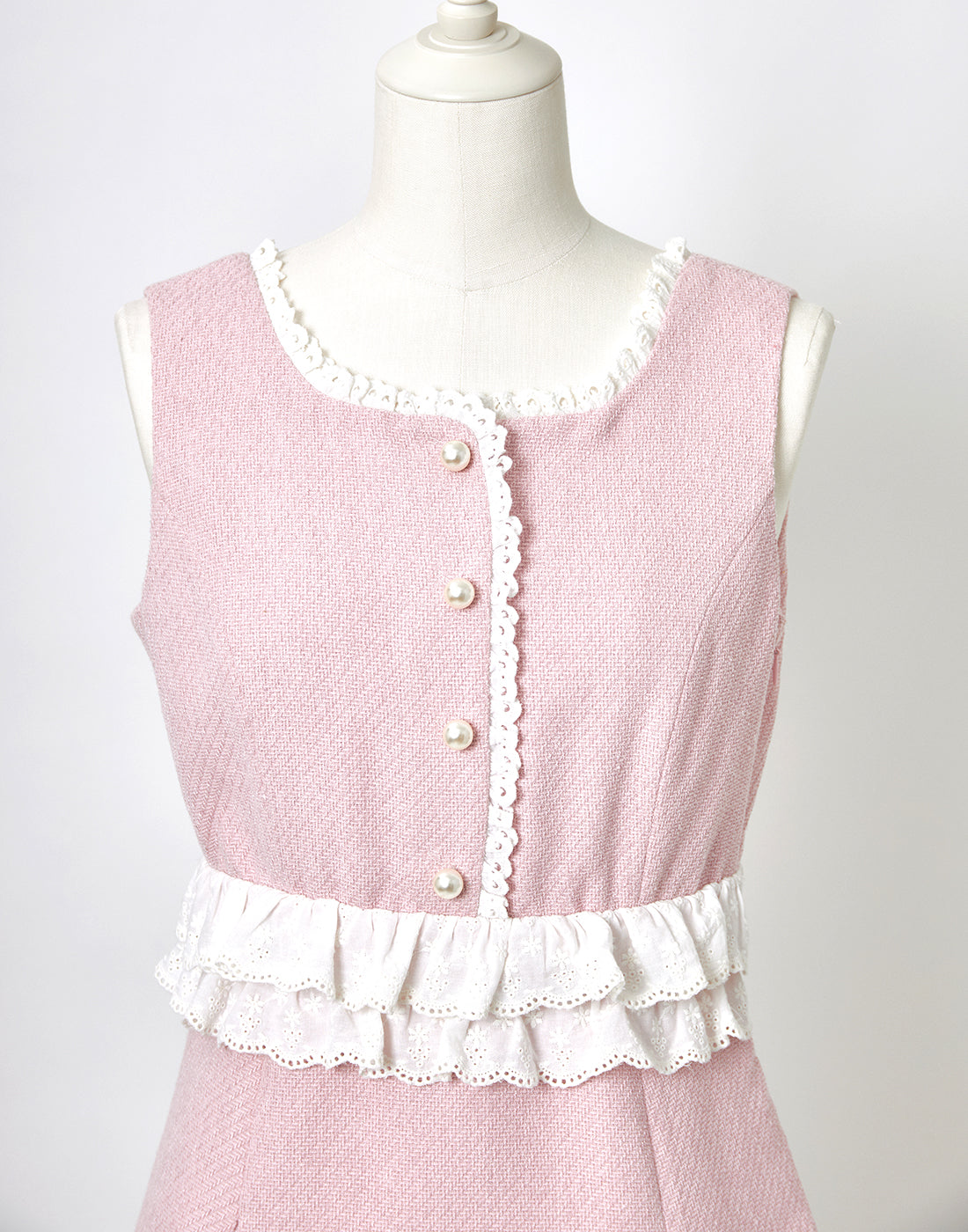 <April Delivery> mellfy memory Dear classy Girl tweed Dress