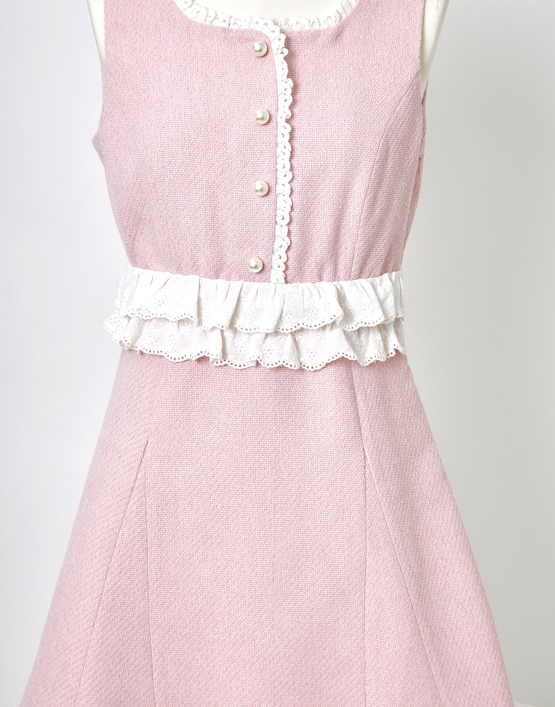 <April Delivery> mellfy memory Dear classy Girl tweed Dress