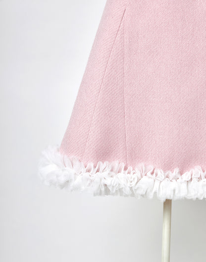<April Delivery> mellfy memory Dear classy Girl tweed Dress