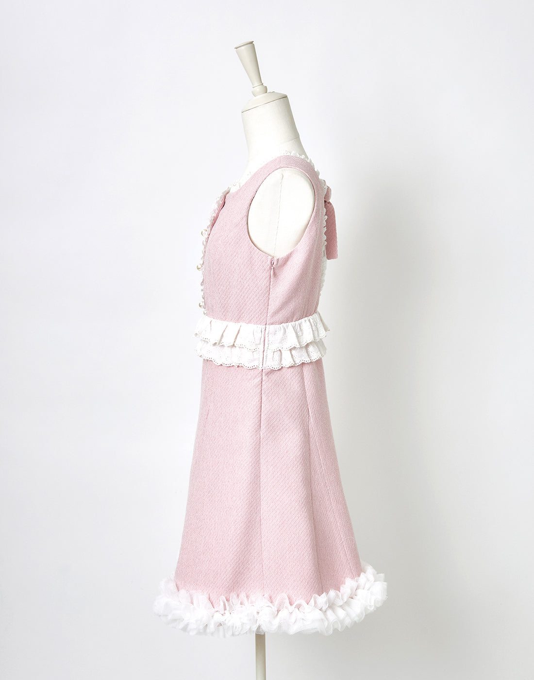 <April Delivery> mellfy memory Dear classy Girl tweed Dress