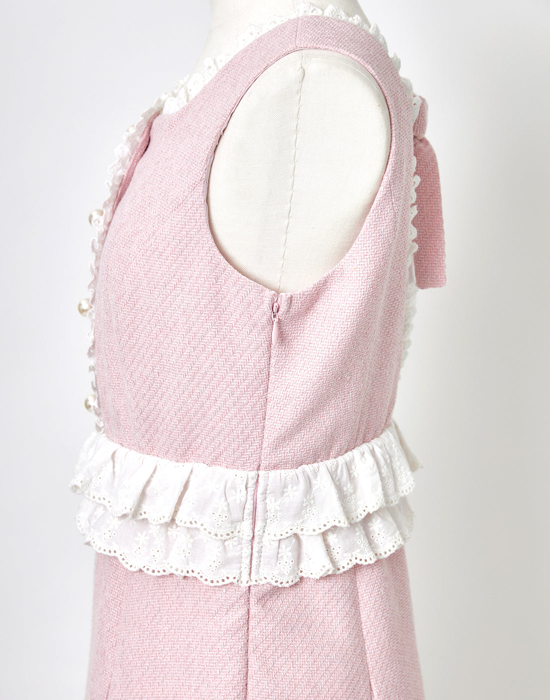 <April Delivery> mellfy memory Dear classy Girl tweed Dress