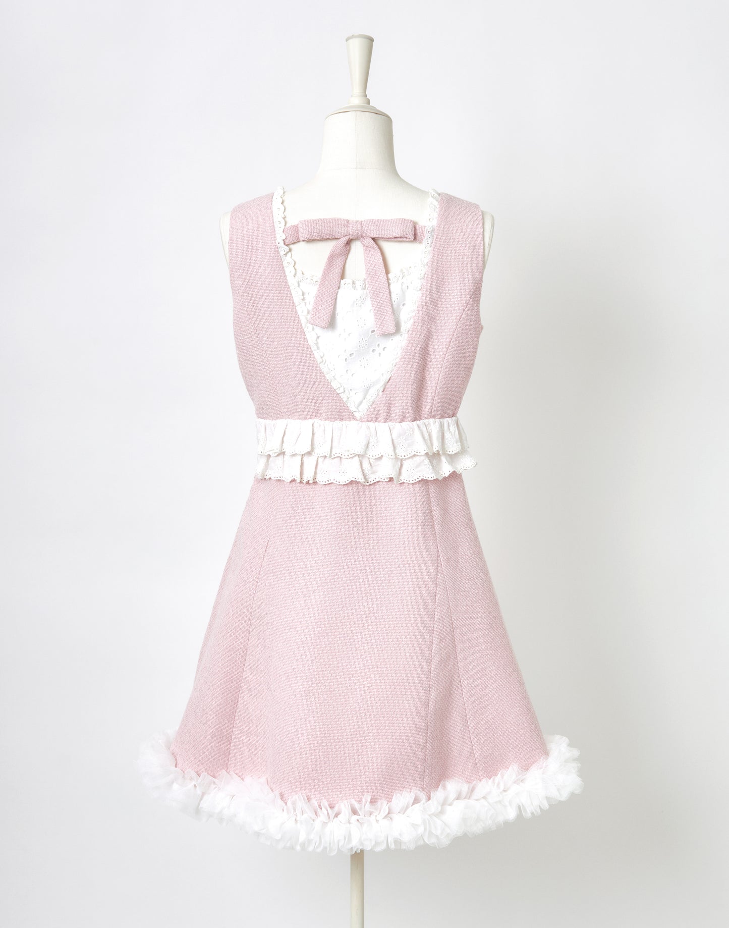 <April Delivery> mellfy memory Dear classy Girl tweed Dress