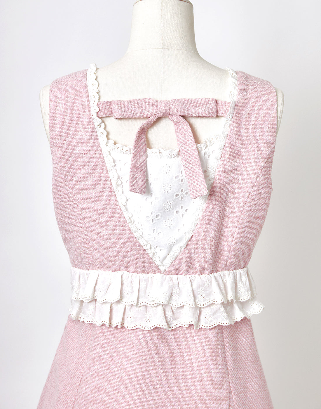 <April Delivery> mellfy memory Dear classy Girl tweed Dress