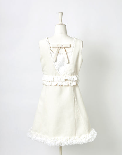 <April Delivery> mellfy memory Dear classy Girl tweed Dress