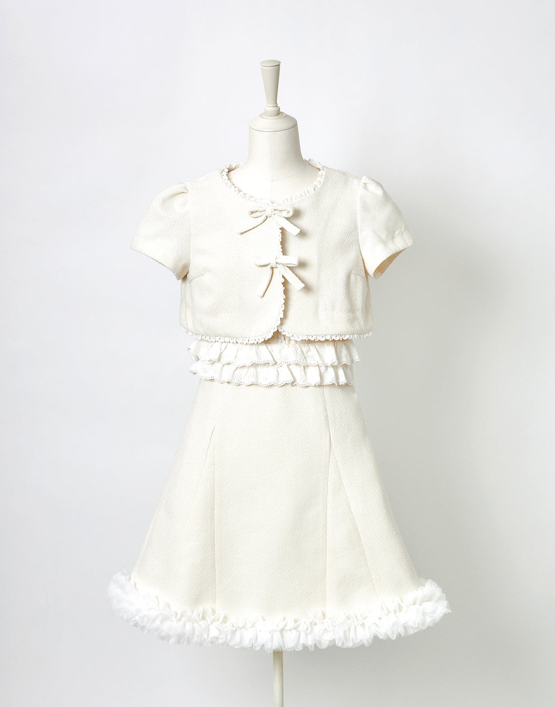 <April Delivery> mellfy memory Dear classy Girl tweed Dress