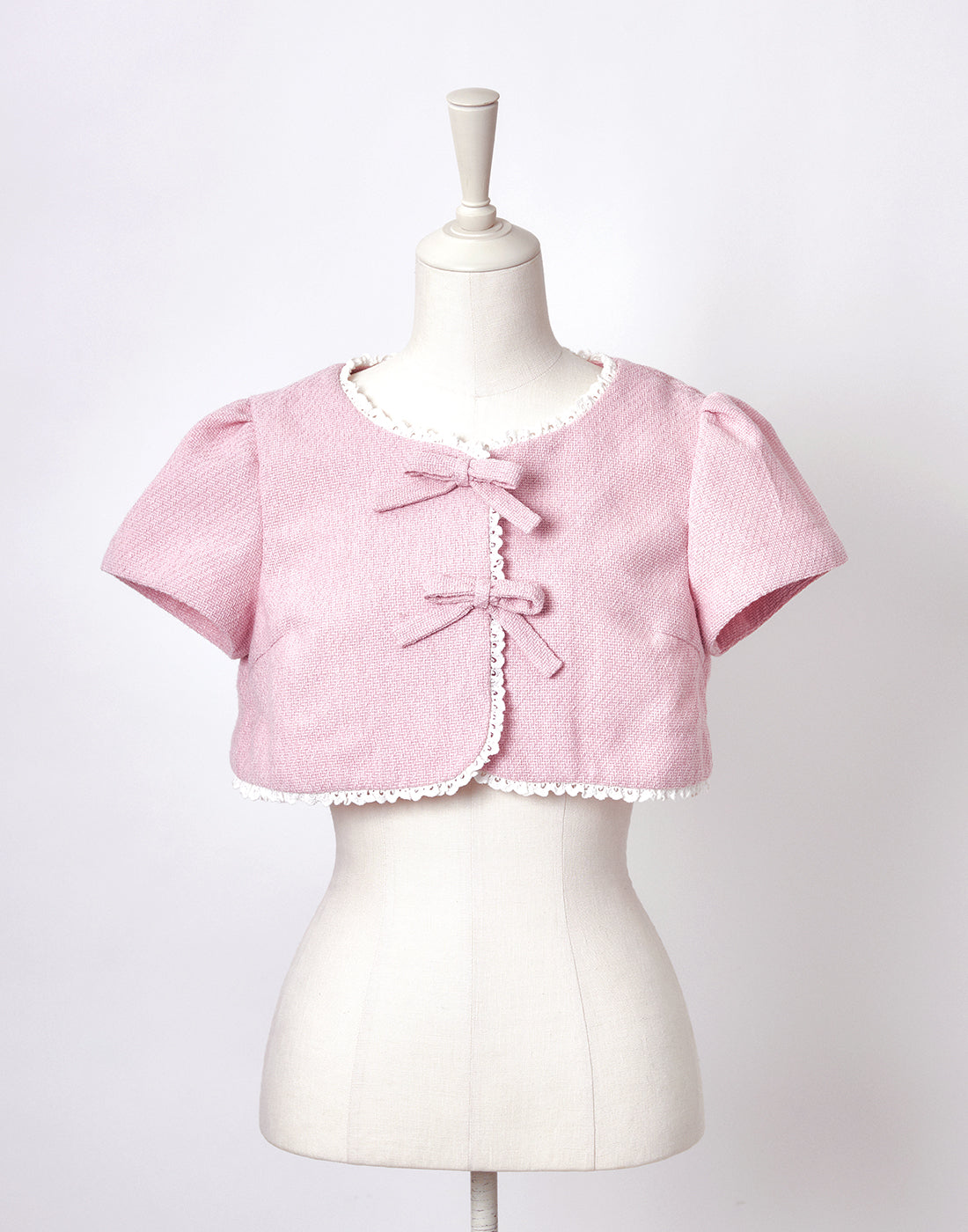 <April Delivery> mellfy memory Dear classy Girl tweed Bolero