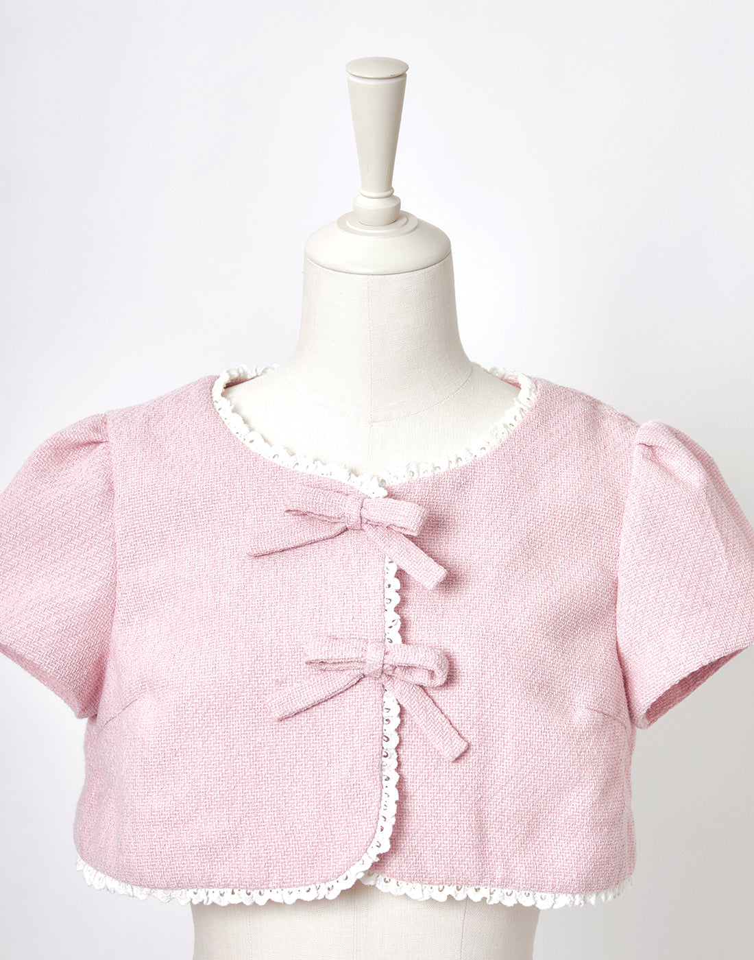 <April Delivery> mellfy memory Dear classy Girl tweed Bolero